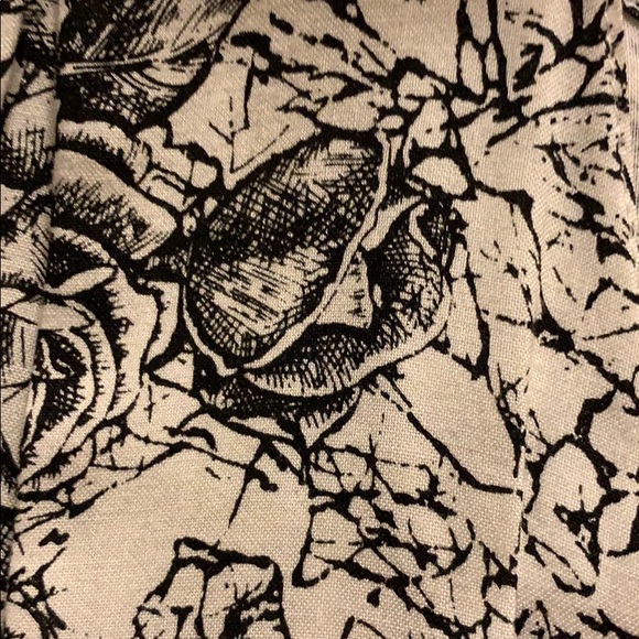 Evil Twin - Black and White Rose 🌹 Mini Dress - Picture 6 of 8